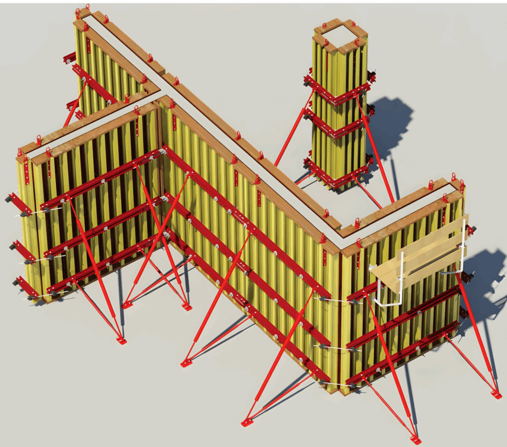 Horry Beam H20 Beam Formwork System - 9Degrees