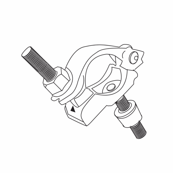 Drop Forged Half Coupler (with Toggle Bolt)