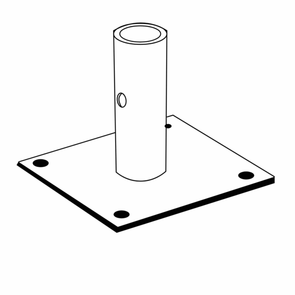 SOCKET BASE PIPE 1 5" X 1500MM